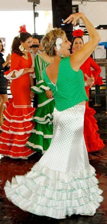 carolyn dances flamenco