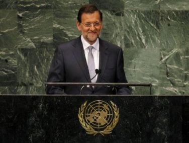 Mariano Rajoy addresses the United Nations General Assembly