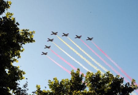 Military flyover to mark Spains national day