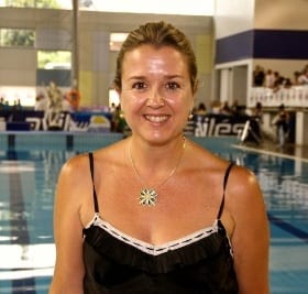 Anna Tarres synchronised swimming coach
