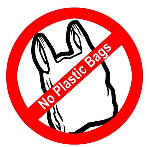 No plastic bags