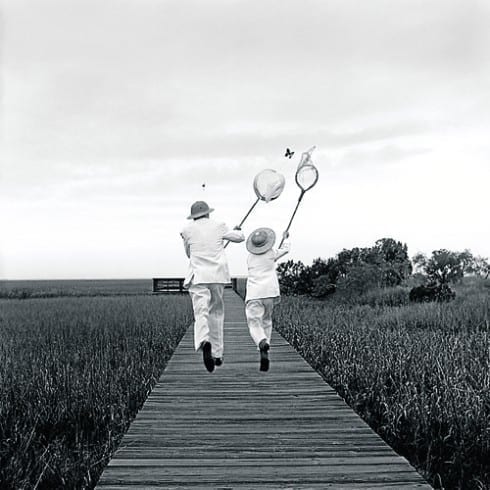 Rodney Smith Gary and Henry Chasing Butterfly photography in almeria spain