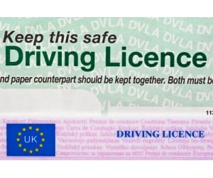 UK driving licence spain exchange