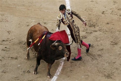San Sebastian bull fighting