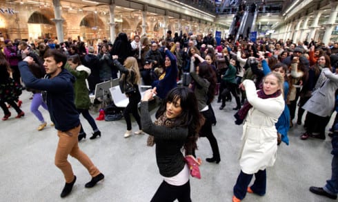 flamenco flashmob Spain e