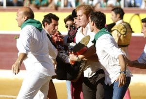 Bullfight gored