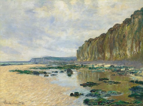 Monet Claude   Low Tide at Varengeville