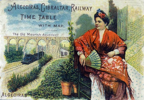 Algeciras Gibraltar Railway original timetable