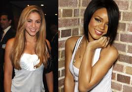 page  rihanna and shakira