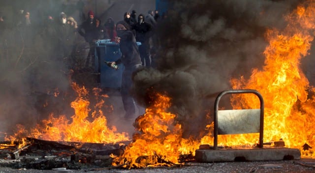madrid student riots