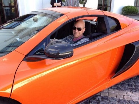 Patrick Stewart and McLaren