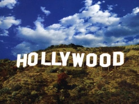 Hollywood sign e