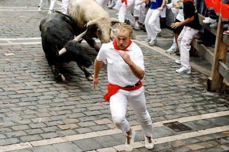 running of the bulls spain pamplona e