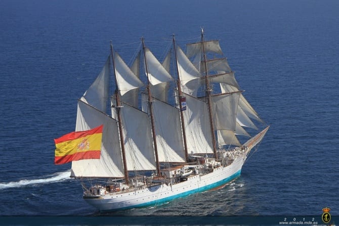 Spanish naval training ship Juan Sebastian Elcano