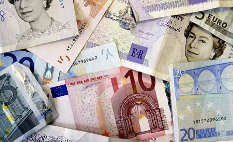 pounds and euros