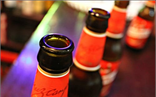 cruzcampo beer bottles e