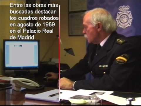 Spanish Police’s YouTube video for most wanted art
