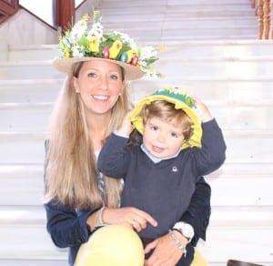 Mums join in the Easter bonnet parade at BSM