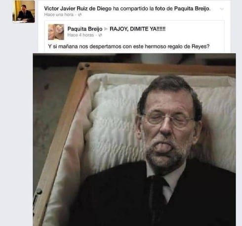 Rajoy dead pic e