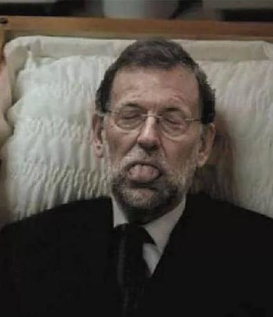 Rajoy dead pic e