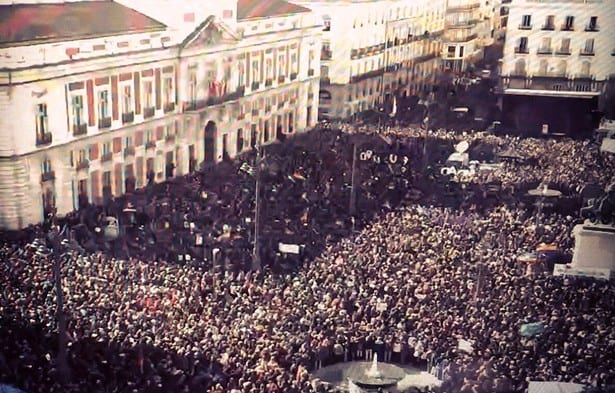 marcha del cambio e madrid puerta del sol e