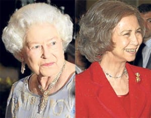 queen elizabeth and queen sofia are cousins