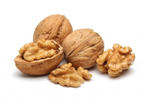 Raw whole walnuts