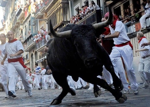 Fiesta De San Fermin Running Bulls Day  dGfIGYJakl