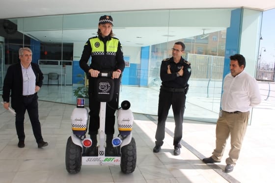 Mijas police segway foto by Irene Perez