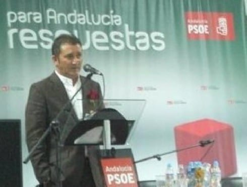 Molina en un mitin del PSOE en elecciones pasadas G