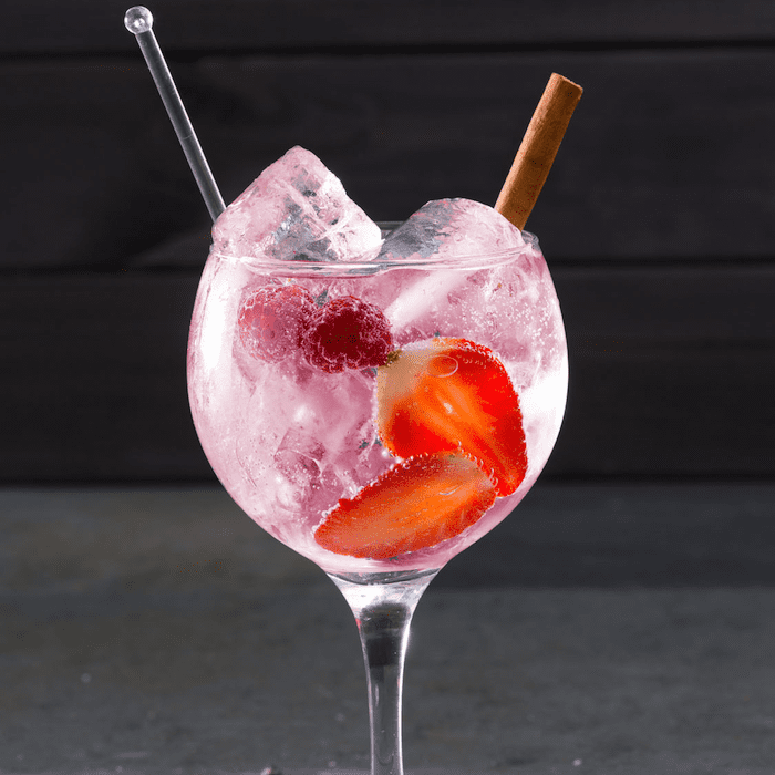 Pink gin