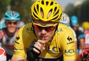 Tour de France champ Chris Froome