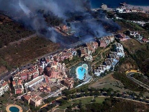 campo de gibraltar fire