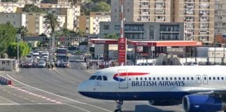 U-Turn: Gibraltar to continue rapid COVID-19 testing for all UK arrivals due to increasing ‘Indian Strain’ cases Gibraltar Airport British Airways e