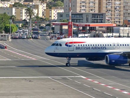 Gibraltar Airport British Airways e