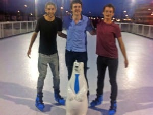 HAPPY DAYS: Ice skating