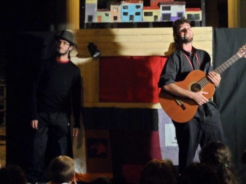 Puppet Troupe performing  e