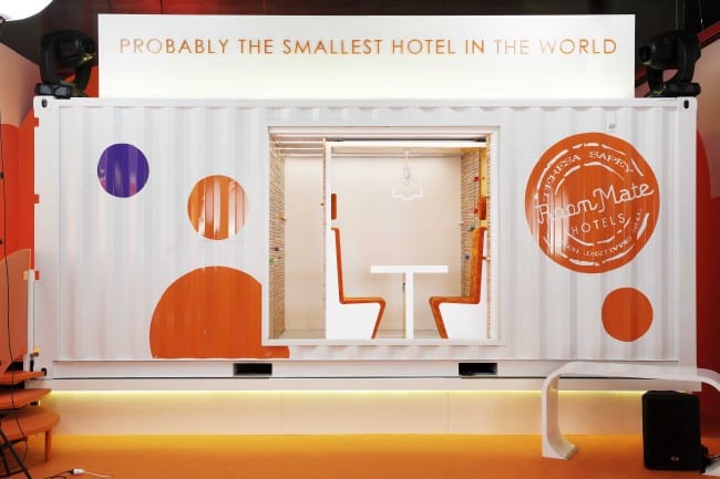 Worlds smallest hotel e