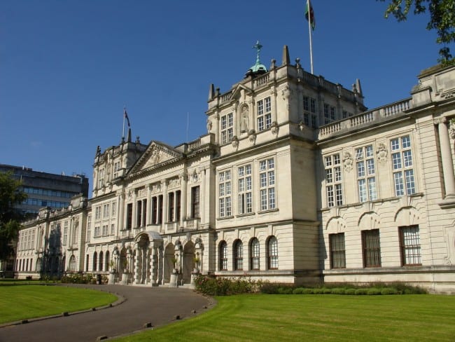 Cardiff University main building  e
