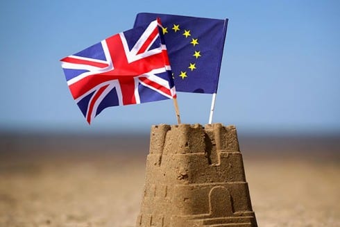 brexit sandcastle  e