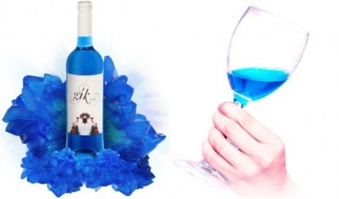 blue wine e