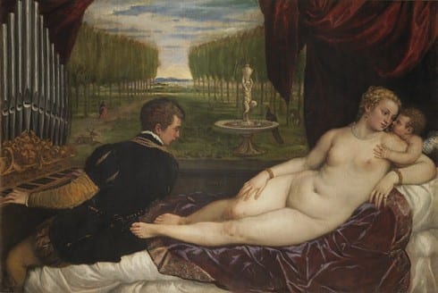 Nudes CAPTION Titian Venus with an Organist and Cupid