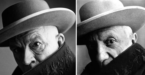 Sandro Miller Irving Penn and Pablo Picasso Cannes France