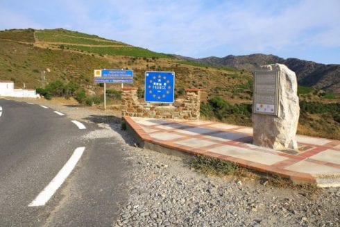 spain france border e