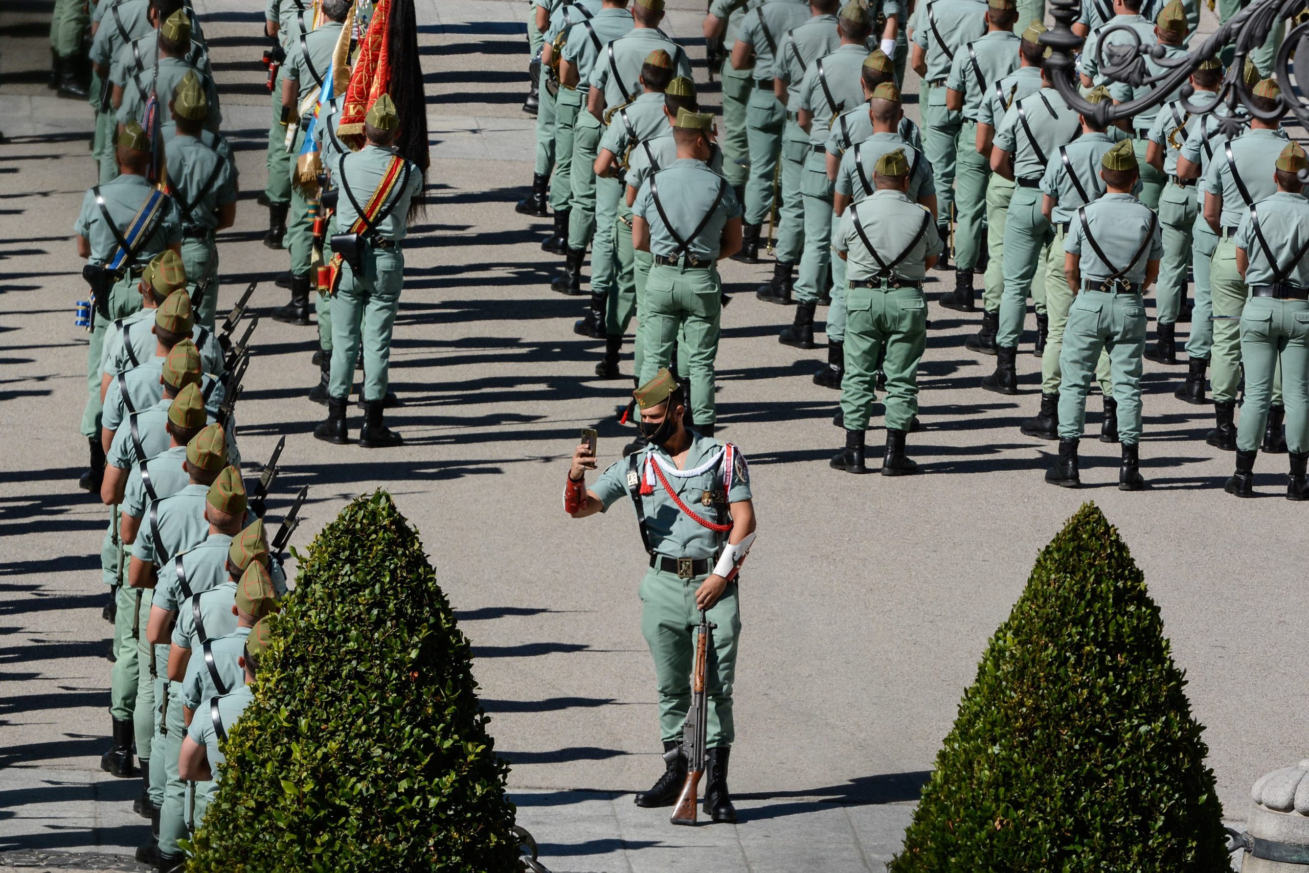 Military Parade For Hispanic Holiday In Madrid, Spain 12 Oct 2020