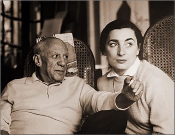 Picasso and Wife