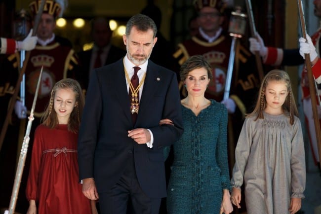 Queen Letizia Her Daughters November  e
