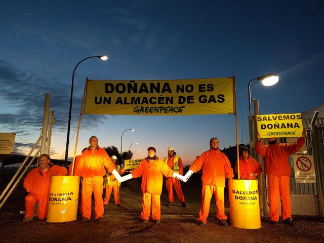 Greenpeace acción Doñana