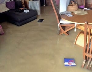 Homes under water on the Costa del Sol