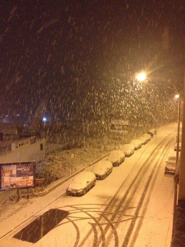 Heavy snowfall in parts of Spain could be heaviest for 35 years Olive